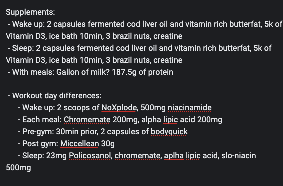 supplements